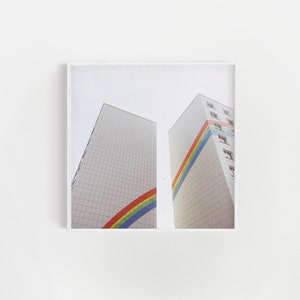 Architecture Print, City Art, Urban Photography - Rainbow