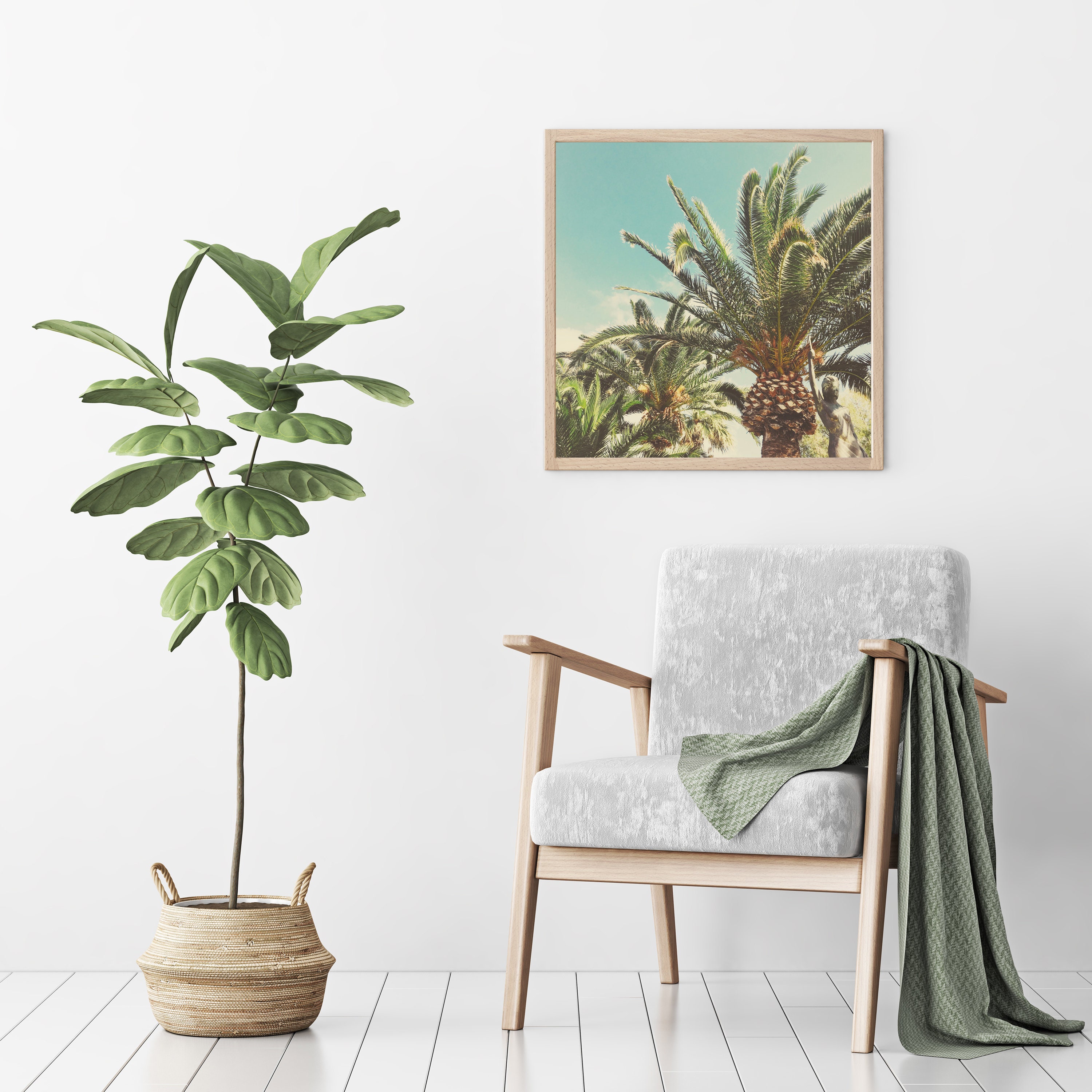 IKEA PJÄTTERYD Paradise Palms Canvas Print