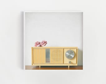 Music Art, Music Lover Gift, Radio Art - Lovesick