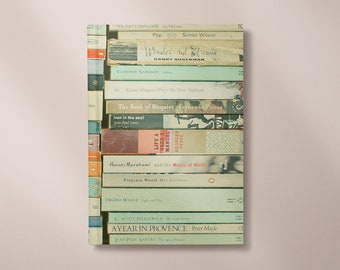 Carnet cartonné pour les amoureux des livres 5x7/A5/A4 - Bookworm