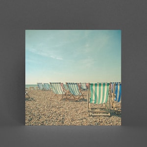 Brighton Karte, Strand Grußkarte - A Sea View