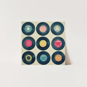 Record Greeting Card, Card for Music Lovers Vinyl Collection image 2