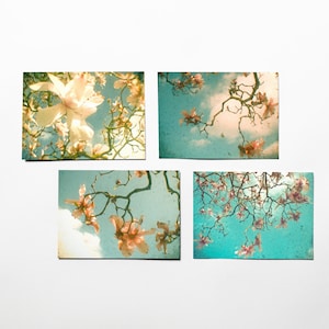 Cadeau pour maman, Cartes postales fleuries, Papeterie florale - Magnolia