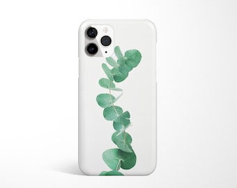 Leaf iPhone 14 Case, Nature Phone Cover - Eucalyptus III