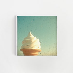 Eiscreme Kunst, Retro Küchendekor, Kinderzimmer Wandkunst - Eiscreme