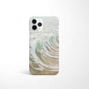 Ocean iPhone 16 Case, Wave Phone Cover - Sea Foam