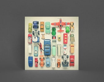 Car Greeting Card for Boys, Retro Card - Free Parking