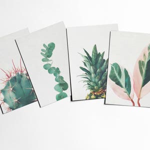 Cartes postales botaniques, cadeaux de jardinage, ensemble de papeterie - natures mortes