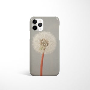 Flower iPhone 16 Case, Grey Phone Cover - The Passing of Time