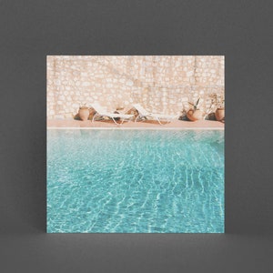 Biglietto d'auguri per la piscina, biglietto d'auguri estivo - Piscina V