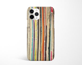 Record iPhone 14 Case, Music Phone Cover - Record Collection