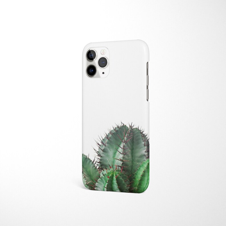 Cactus iPhone 16 Case, Botanical Phone Cover African Milk Barrel Etsy UK