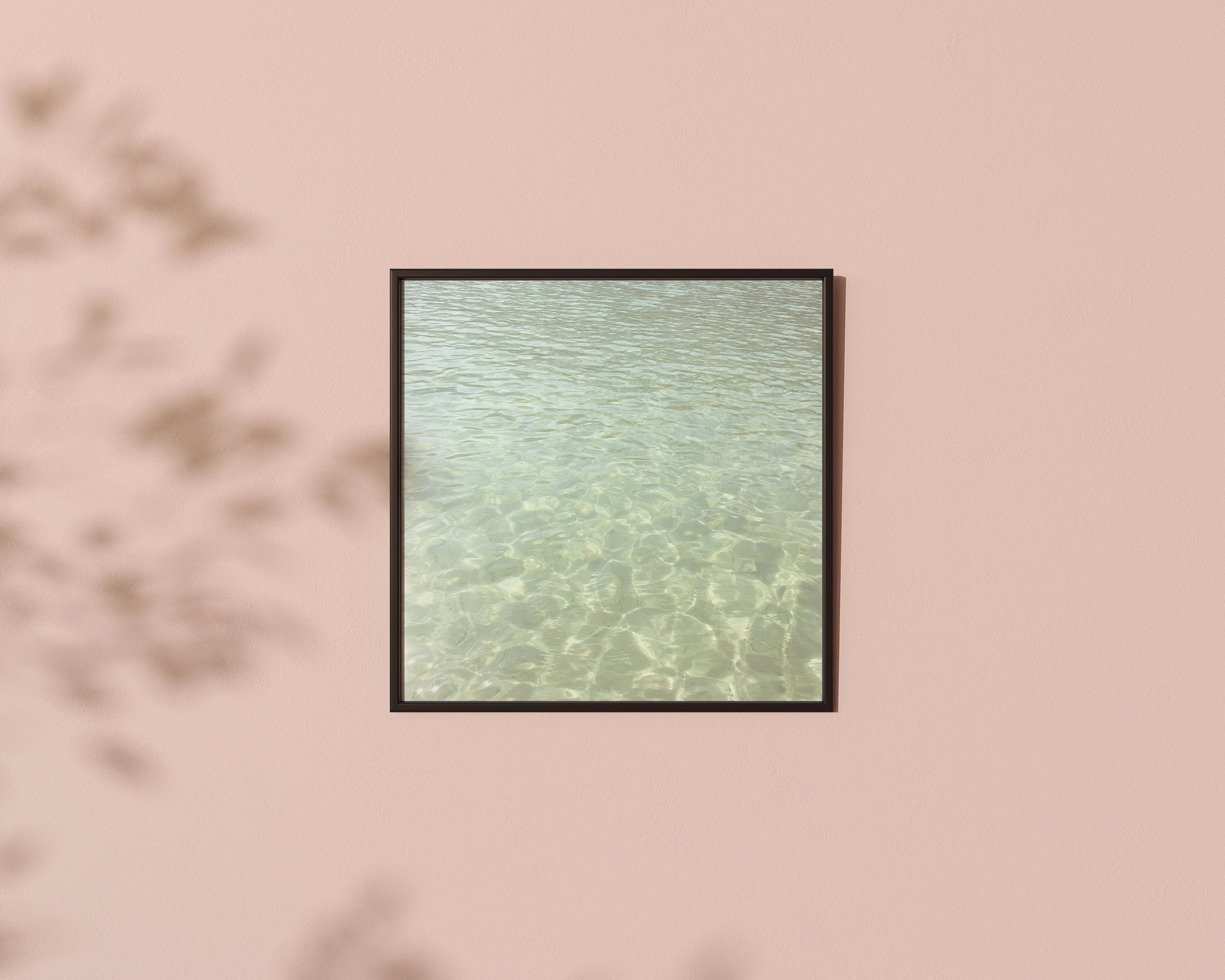 Beach Decor Bathroom Wall Decor Ocean Print Green Wall Art | Etsy