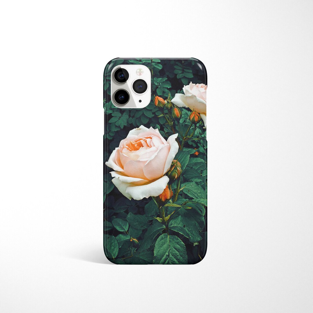 Rose iPhone 14 Case, Flower Phone Cover Dark Garden Etsy UK