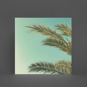 Palmblätter Karte - Herbstpalmen