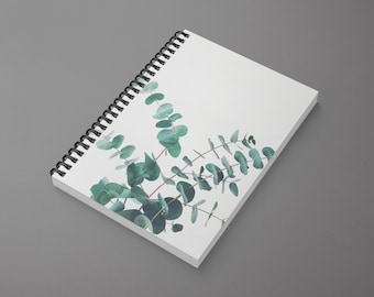 Botanical Spiral Notebook - Eucalyptus II