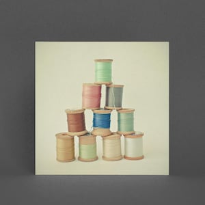 Cotton Reels Grußkarte für Handarbeiter und Näher aus Baumwolle