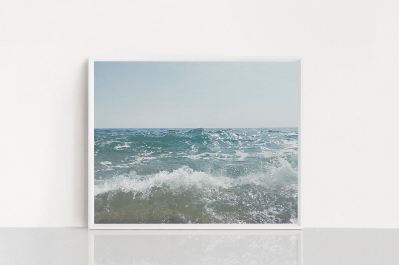 Ocean Photography, Nature Prints, Beach House Decor Shore image 5