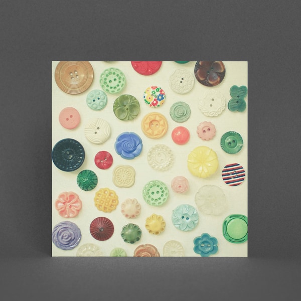 Button Greeting Card - A Few of My Favourite Things