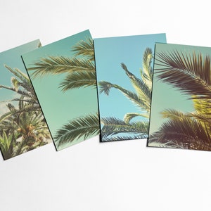 Postales tropicales, decoración de palmeras, regalos de escritura - Palmeras