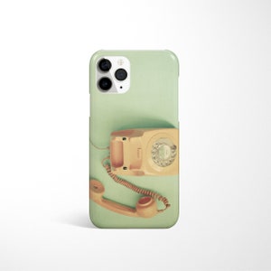 Retro iPhone 16-hoesje, groene telefoonhoes - van de haak