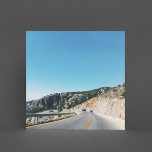 Griechenland Grußkarte - Mountain Road