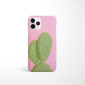 Pink Cactus iPhone 16 Case, Botanical Phone Cover - Pink Cactus
