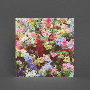 Florale Grußkarte, Sommerkarte - Florale Explosion