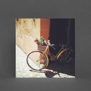 Carte vélo - Vélo jaune