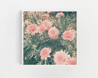 Stampa artistica floreale rosa: arredamento vintage per la camera da letto