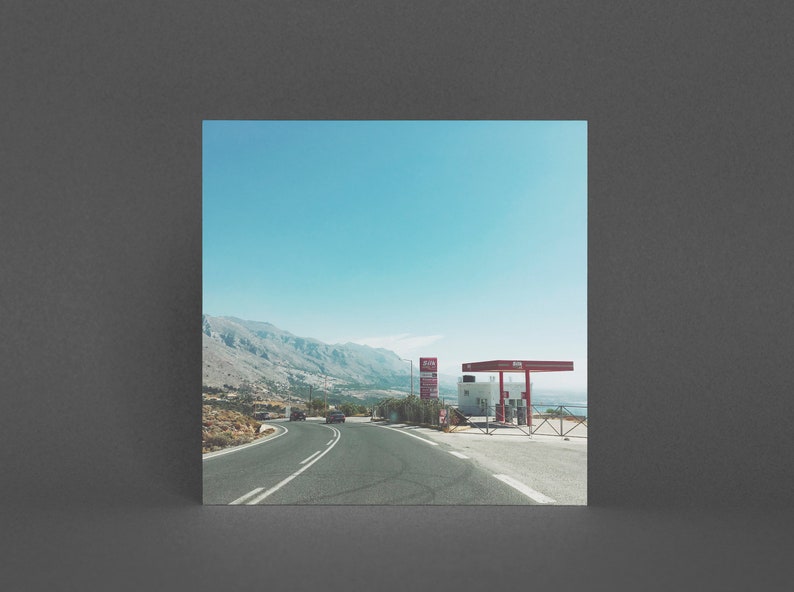 Highway Greeting Card Gas Station image 1