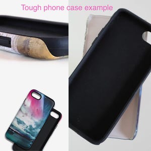 a cell phone case with a picture of a boat on it