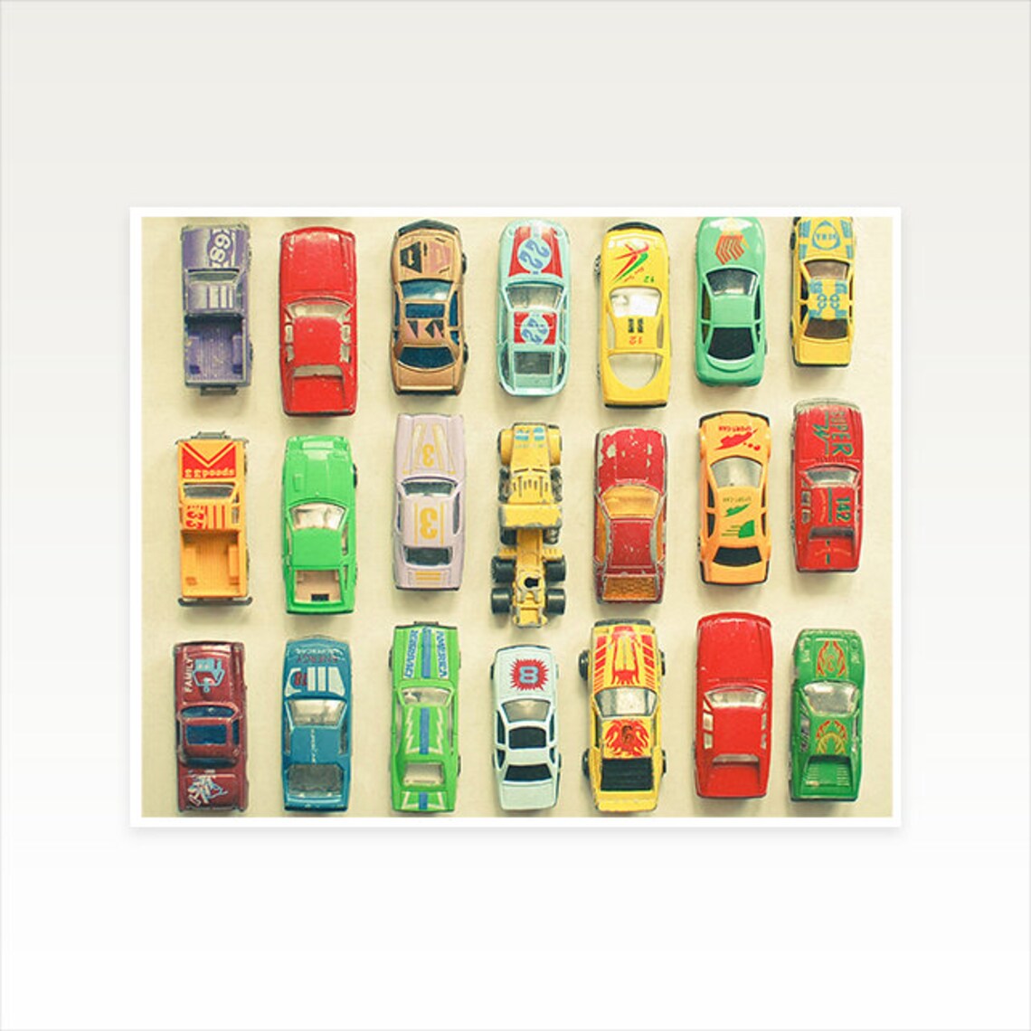 Car Nursery Decor Boy Nursery Art Retro Car Print Car Park | Etsy