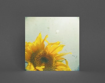 Sunflower Card, Floral Card - Sunburst