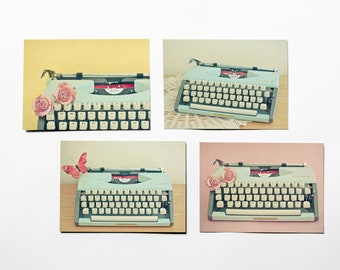 Gifts for Writers, Retro Postcards - Typewriter