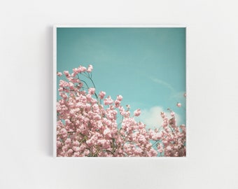 Flower Wall Art, Cherry Blossom, Bedroom Wall Decor, Gift for Her - A Moment in Time