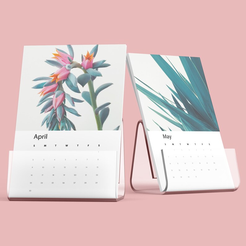 Botanical Desk Calendar 2023 Plant Calendar Botanical - Etsy
