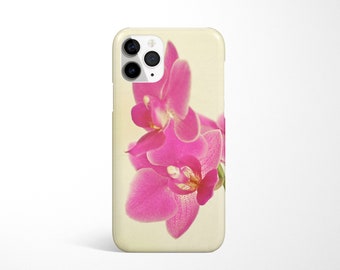 Orchid iPhone 14 Case, Floral Phone Cover - Pink Orchid