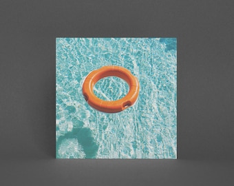 Swimming Pool Greetings Card, Summer Card - Swimming Pool III