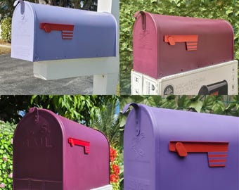 Purple Mailbox, Custom Painted Mailbox, UV + Rust Protected, Outdoor Home Decor, Housewarming Gift from Realtor
