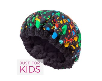 FOR KIDS! SPLATTER Reversible Little Hot Head Microwavable Deep Condition Cap