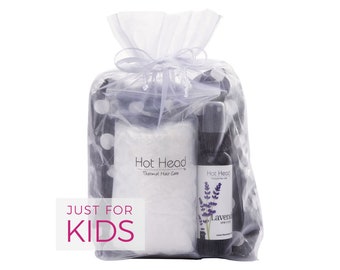 Gift Set - Dottie Little Hot Head, Lavender Spritzer & Shower Caps