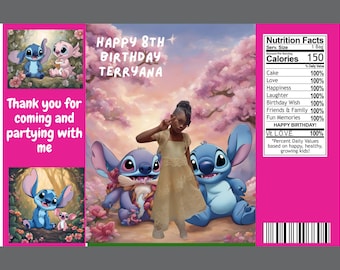 Stitch and Angel Chip Bag