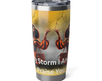 Tumbler, African American Praise Design, Inspirational Drinkware, Travel Mug Gift, Motivational Quote, Black History Month Cup