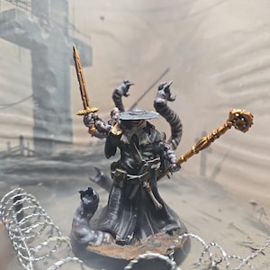 Trench Crusade - Black Grail Missionary - Fully painted Commission miniature