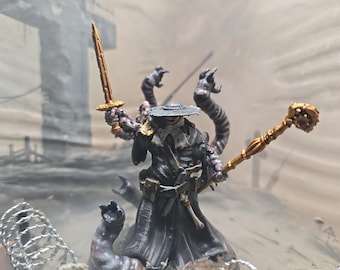 Trench Crusade - Black Grail Missionary - Fully painted Commission miniature