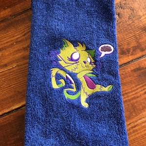 Hand towel Zombie Cat image 1