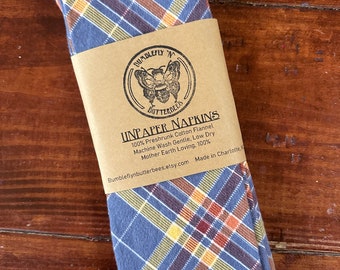 UNPaper Napkins - Blue Plaid