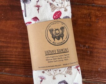 UNPaper Napkins- mushrooms, fungi, earth friendly