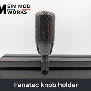 Suporte para manopla de câmbio Fanatec para chassis de simuladores de corrida | Armazenamento para manopla de câmbio SQ 1.5 | Montagem em perfil de alumínio 4040/4080